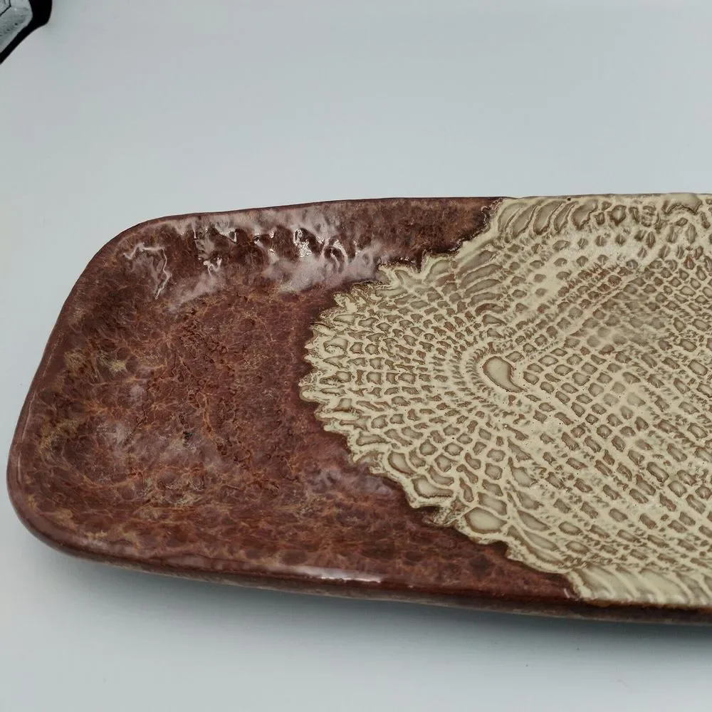 Brookwood Ceramic‎ Handmade Glazed Platter 15